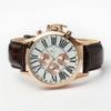 Authentic Salvatore Marra Wristwatch Water Date and Day Leather PGWH SM23101-PGWH, Resistant, Display, Strap,