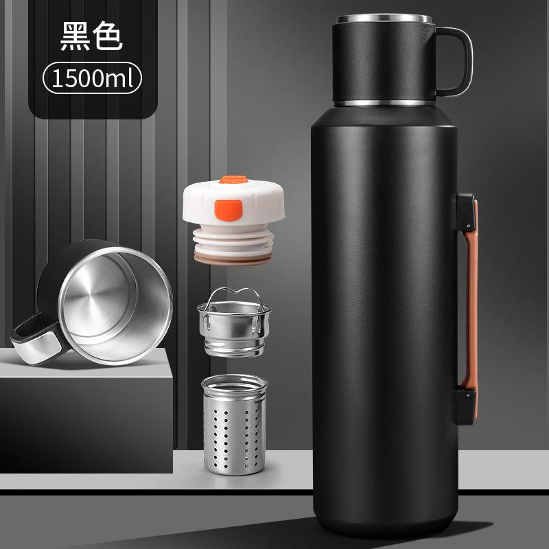 111 Large-capacity Thermos Cup Men's and Women's High-value Stainless Steel Water Cup Outdoor Portable Cup Kettle