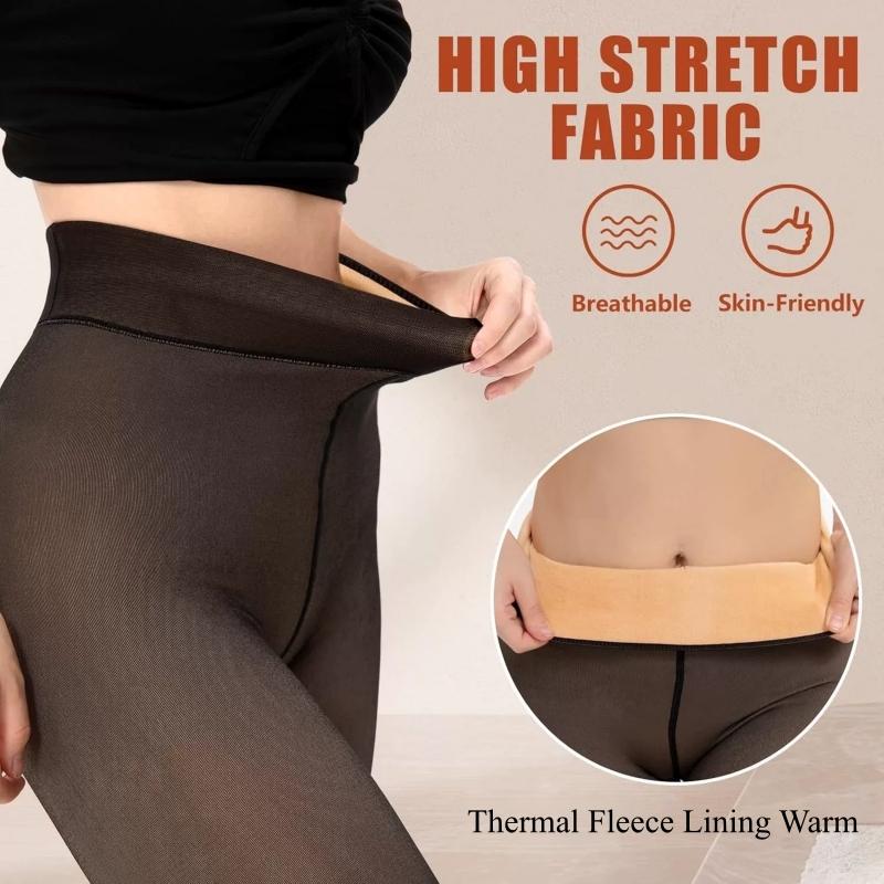 Autumn Winter Thicken Thermal Oversize Stockings High Waist Stretchy Compression Shaping Tights Soft Velvet Leg Warmers Leggings