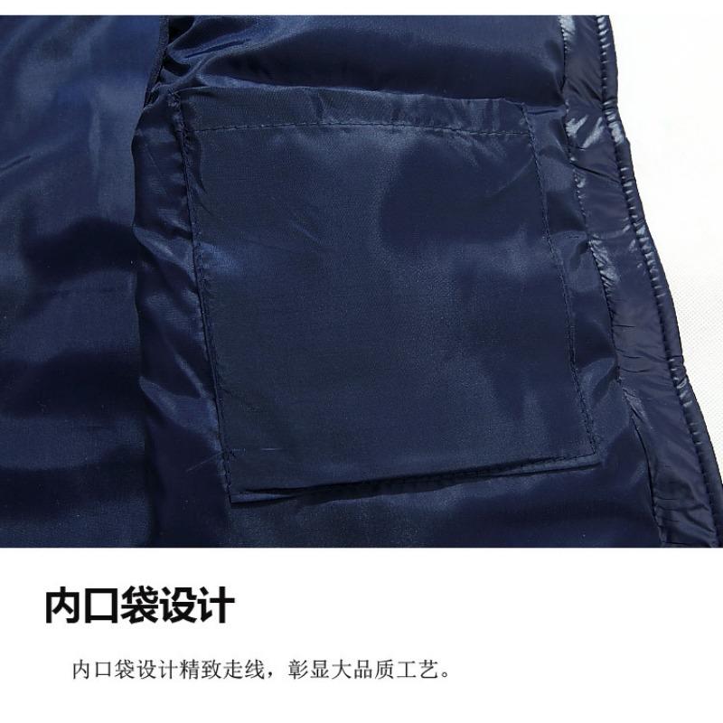 Plus Size Men Casual Thickened Padded Vest Sleeveless Autumn Winter Outerwear