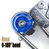 180 Degree 10mm Heavy Duty Tube Bender Non-slip Handle Optional Bending Angle Hose 0-180 Degree Bend and Tube 0-90 Degree Elbow