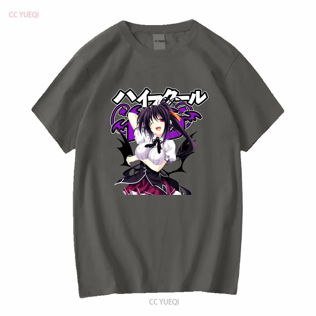 Akeno Himejima High School Dxd Essential T Shirt All Size Vintage Washed Slightly Breathable Designer Clothes Casual Fashion