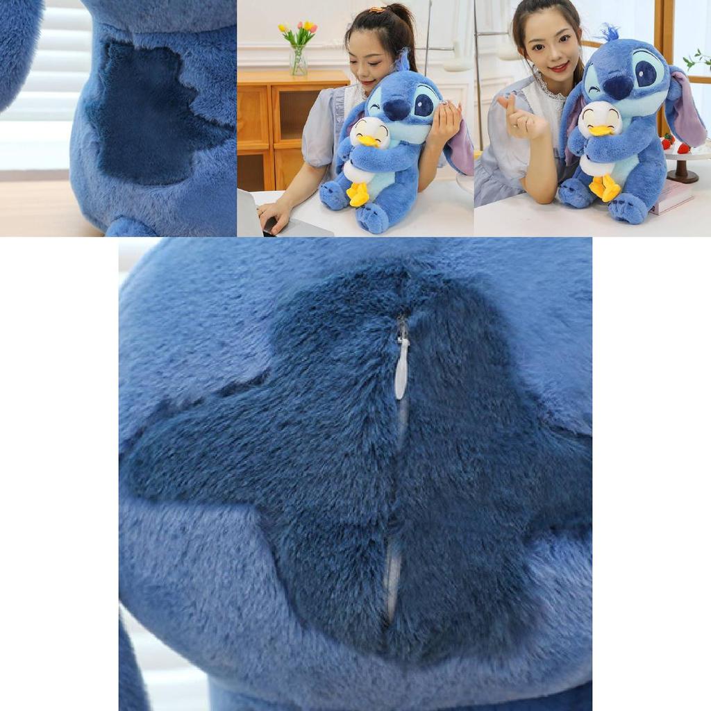 Entzückendes Stitch Plüschtier mit Ente Weiche PP-Baumwolle Gefüllte Puppe Für Kinder Und Freundinnen Geburtstagsgeschenke