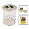 Pickle Jar Airtight Storage with Strainer Flip for Garlic Beet Vegetable