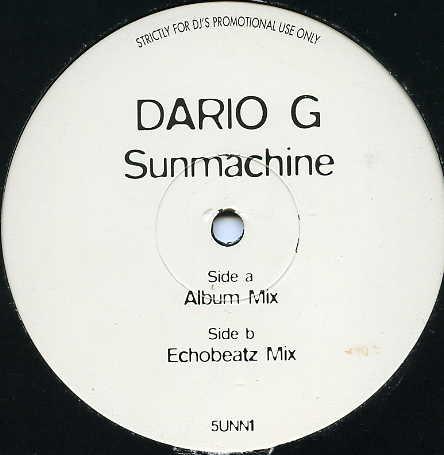

12inch Record DARIO G - Sunmachine 5UNN1 Eternal 1998 UK Dance & Electronica Used