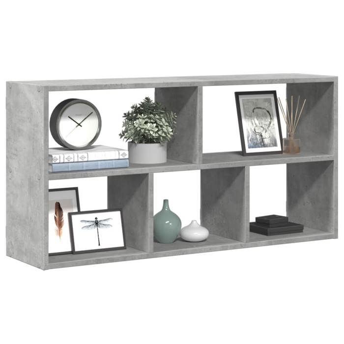 Maison Exclusive - Étagère murale gris béton 100x25x50 cm bois d'ingénierie