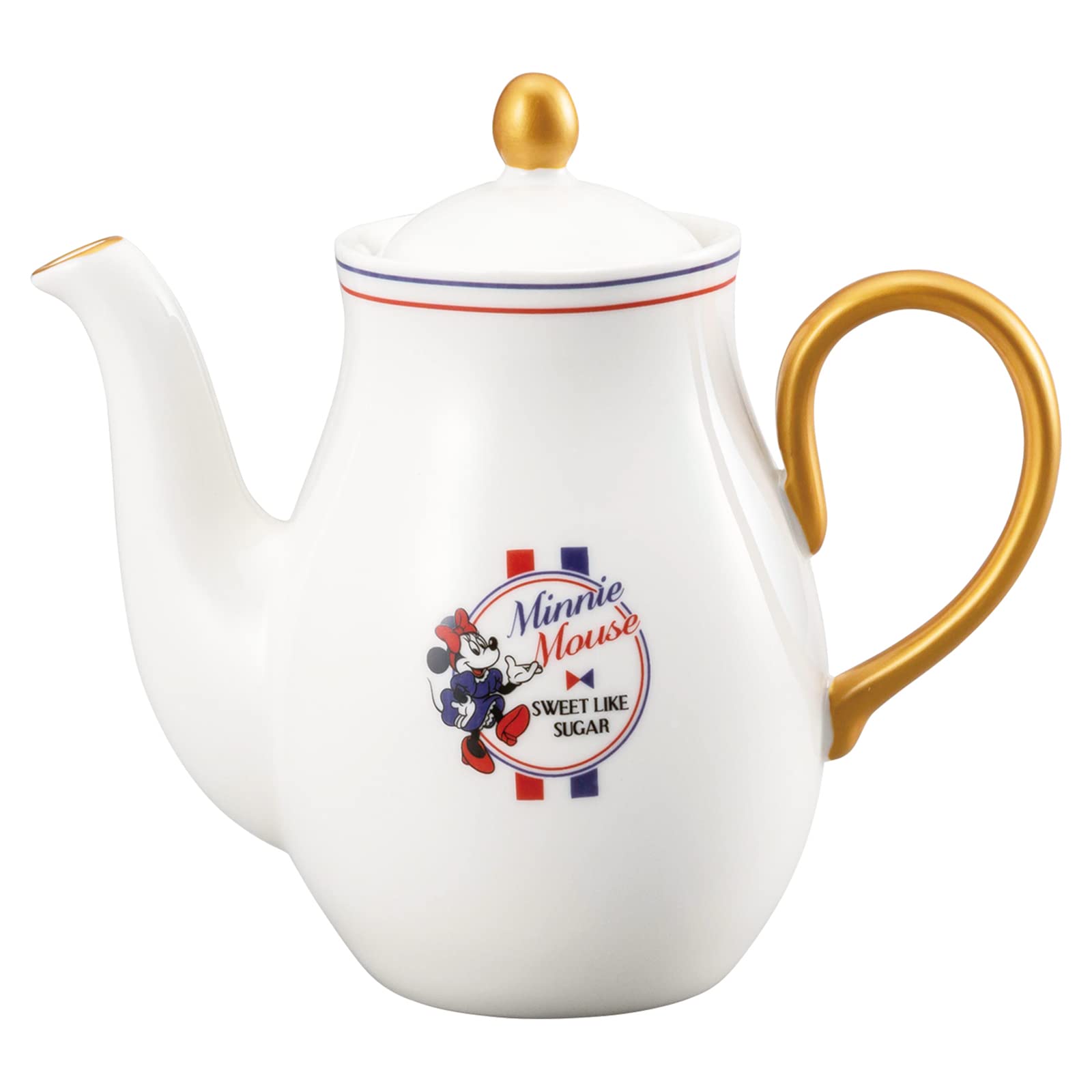 

Sun Art Disney Minnie Mouse SAN3918 Teapot, 1250ml, Tricolor, белый