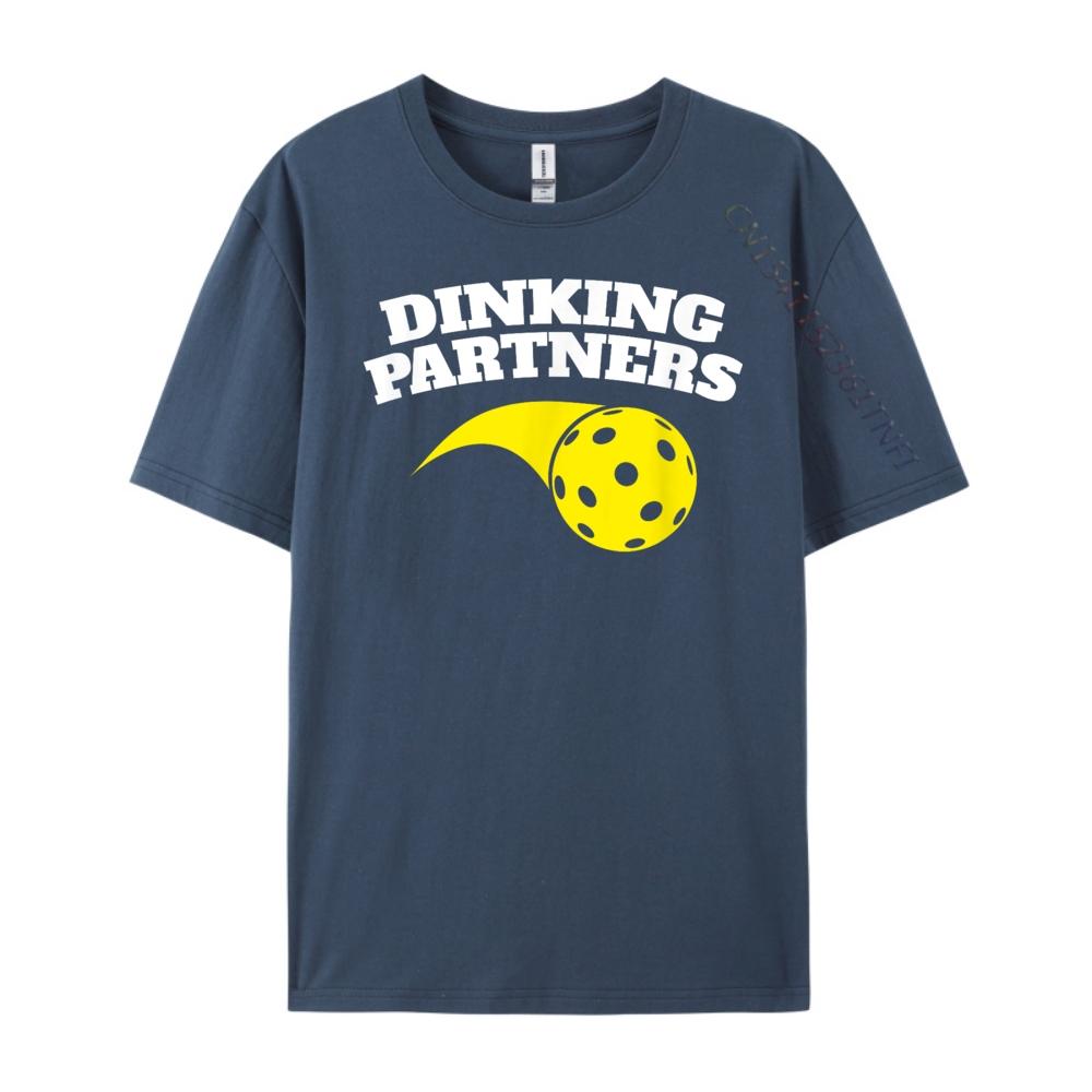 

Funny Pickleball Dinking Partner Doubles Team T Shirt Men 100 Cotton Breathable Mens Clothing 2025 Street 3XL