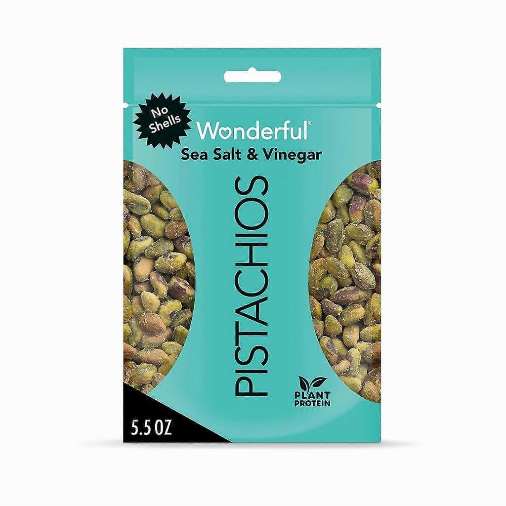 Maravillosos Pistachos con Sal Marina y Vinagre Sin Cáscara - 5.5oz