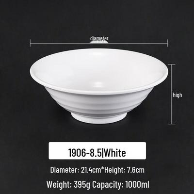 Melamine Imitation Porcelain Ramen Noodle Bowl Set
