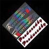Car Rear View Mirror Waterproof Sticker Anti Scratch Decal for Citroen C3 C2 C5 C1 Berlingo Jumper Picasso C4L Xsara DS3 Elysee akh256