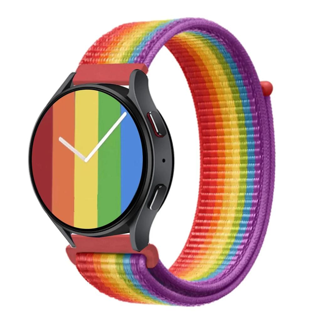 20mm 22mm Nylon-Schlaufenband Für Garmin Forerunner 265 965 255 255M 245 645 158/Venu 2Plus/Vivoactive 4 3/Venu SQ 2 Armband