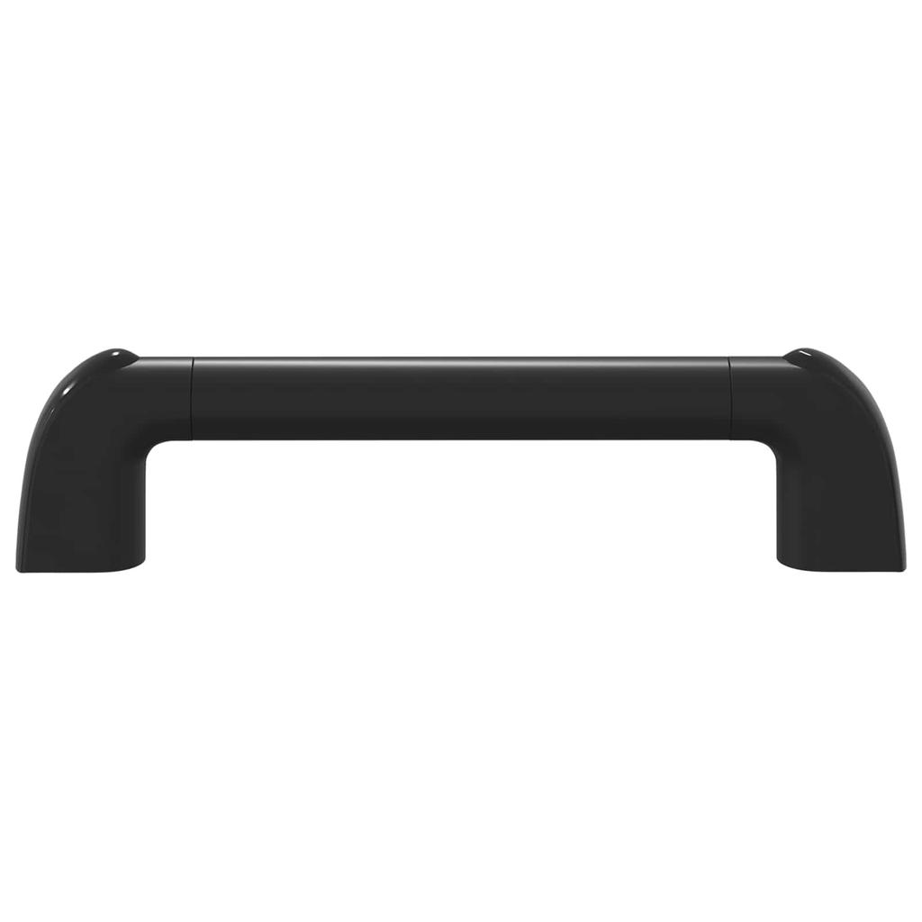 Universal Handle 12 pcs Black 380 x 34 x 85 mm Aluminium and PP