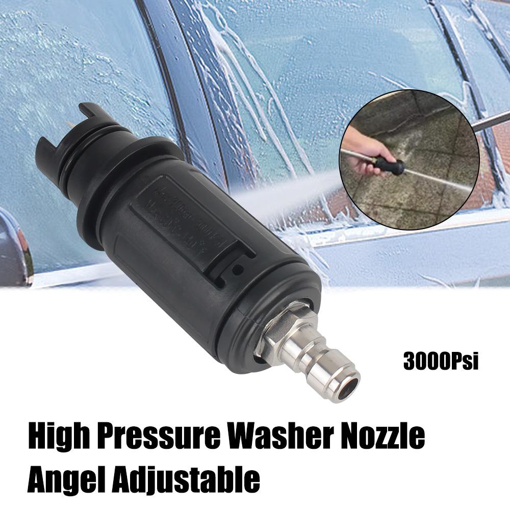 Angle Adjustable Sprayer With 1/4" Quick Plug Connect Water Gun Car Washing High Pressure Washer Nozzle 3000 PSI