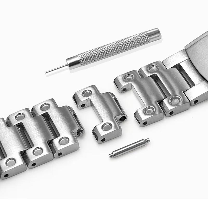 GA-2100 Watchband case Mod Kit For Casio G-SHOCK Farm Oak GA2100 GA2110 GA-B2100 Modified metal Bezel stainless steel strap Tool