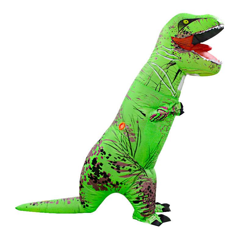 Halloween T-Rex aufblasbares Kostüm für Erwachsene & Kinder - Dinosaurier Cosplay Anzug