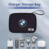 2025 Hot Car Data Cable Storage Bag Waterproof Travel Organizer Bag USB DataLine Charger For BMW E46 E90 E60 F10 E39 F30 E36 F20