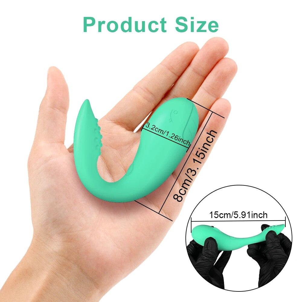 Powerful APP Bluetooth Vibrator for Women Panties with 2 Motors G Spot Dildo Massager Vibrating Love Egg Sex Toys for Adults