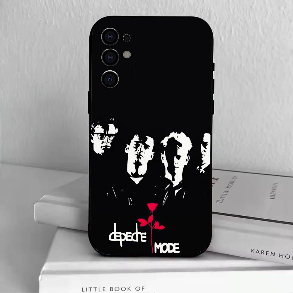 DM-Depech Tryb Zespołu Etui Na Telefon Dla Samsung S25,S24,S21,S22,S23,S30,Ultra,S20,Plus,Fe,Lite,Note,10,Czarne Pokrowiec