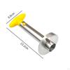 Pineapple Corer Slicer Stainless Steel Kitchen Tool for Picnics Home Black