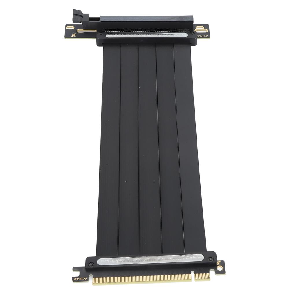PCIE4.0 X16 Extension Cable High Speed Shielding GPU Riser Cable Flexible Right Angle for 3090ti 3090 3070ti 3070