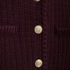 Kaslead New Arrival Women's Clothing Fashion Style Fashion Texture Sense Knitting Short Cardigan 1214993