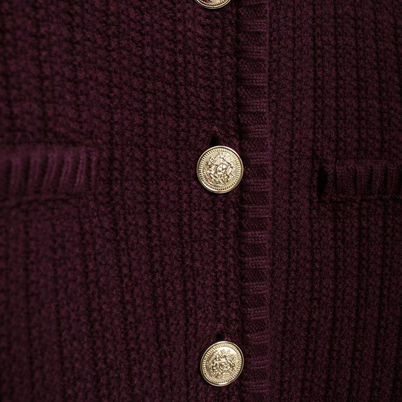 Kaslead New Arrival Women's Clothing Fashion Style Fashion Texture Sense Knitting Short Cardigan 1214993