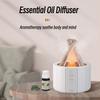 Bonfire Aromatherapy Esenciální olejový difuzér Dálkové ovládání USB ultrazvukový zvlhčovač vzduchu s plamennou lampou Domácí aroma difuzor