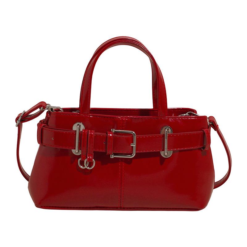 

Нишевая женская сумка, новая модная сумка-портфель, сумка-мессенджер для поездок на работу, простая и универсальная красный