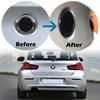 Arka Rozet Yüzük Araba Logosu Kapak Trim Çerçeve Fit BMW 1 Serisi F20/F21 2011-Dekorasyon Aksesuarları Siyah M