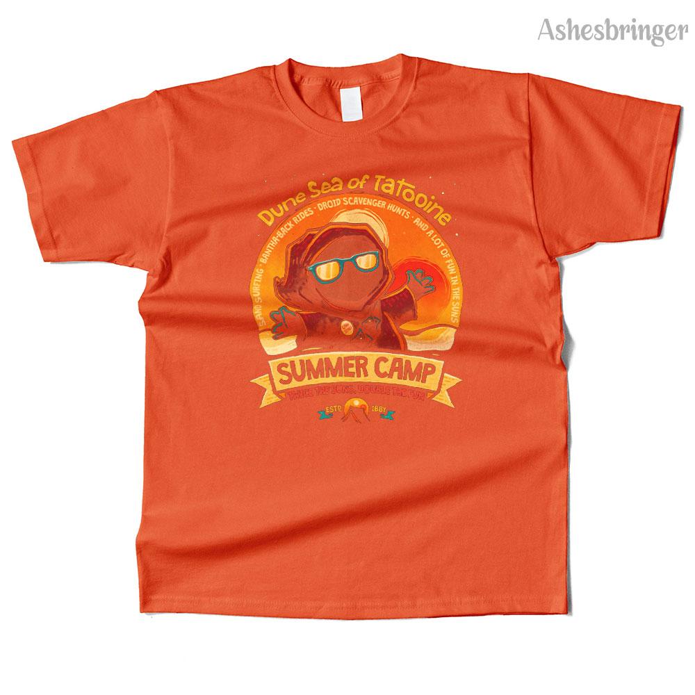 

Mens Cotton Dune Sea Summer Camp Graphic High Quality T Shirt Street Casual Style Tee for Men and Women 4XL