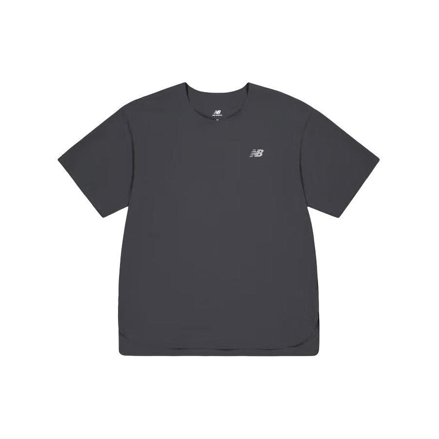 New Balance NB Logo Cotton T-Shirt Asia Sizing  Grey  Men s NEE25061-CHL XS