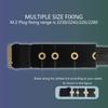 64Gbps M.2 To Oculink 4i Extension Cable PCIe4.0 Gen4 Silver Plated Cable for M.2 To SFF8611 Adapter Cable