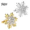 Rhinestone Table Settings Snowflake Napkin Ring, Metal Holder, Winter Decorative Rings Holiday Ring for Christmas Dinner Decor Wedding