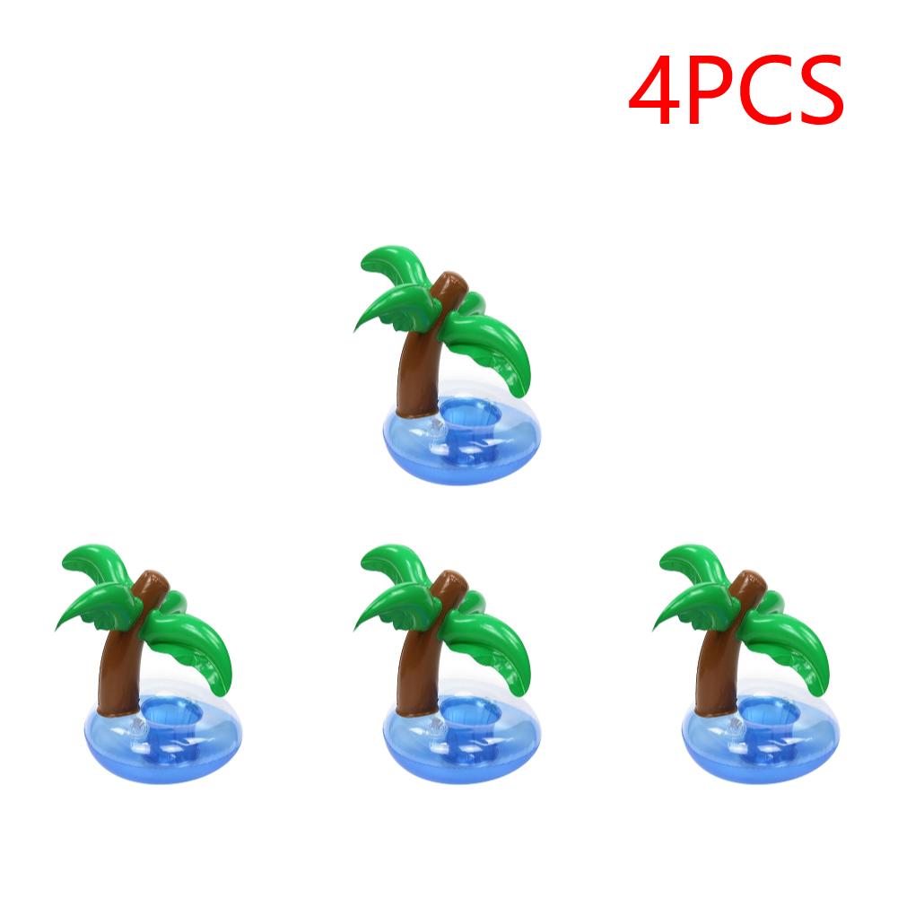 Floating Inflatable Coconut Tree Cup Holder Beverage Coasters Beach Party Supplies Beverage Boats Baby Pool Drink Holder