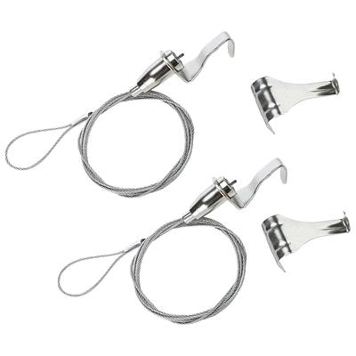 Hängen Seil Bild Schiene Haken Kleiderbügel Kit Haken System Malerei Rahmen Draht Für