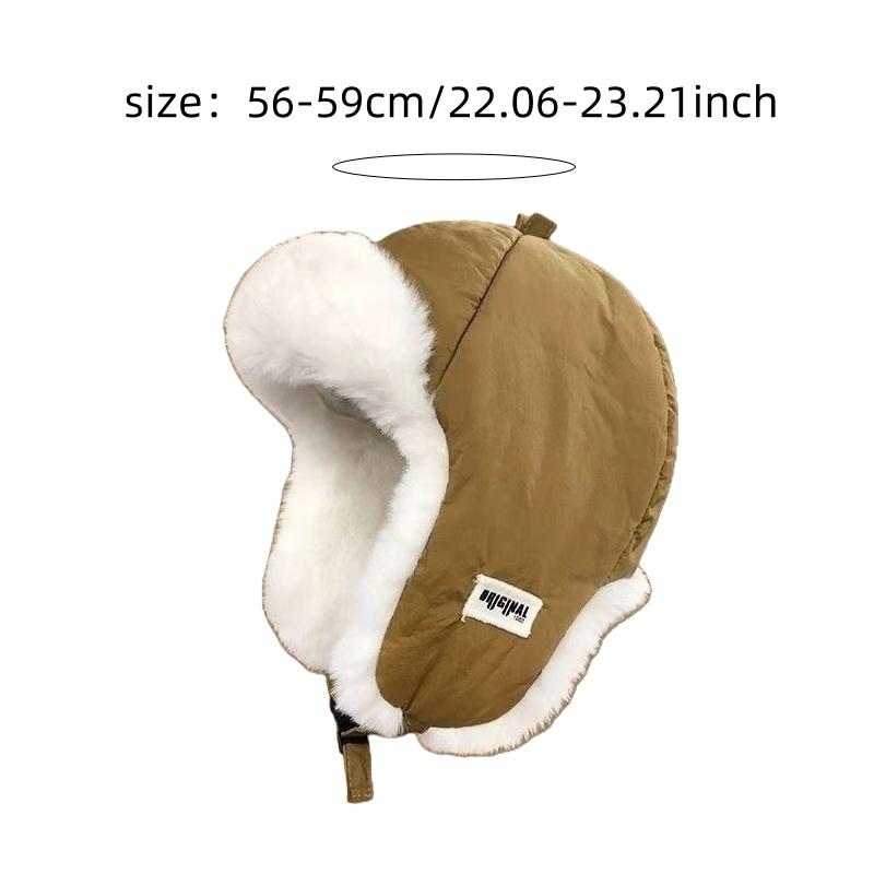 Winter Lei Feng Stil Hut | Unisex, Fleecegefüttert und Verdickt, Acryl, zum Radfahren, für Wärme, Gehörschutz und Skifahren