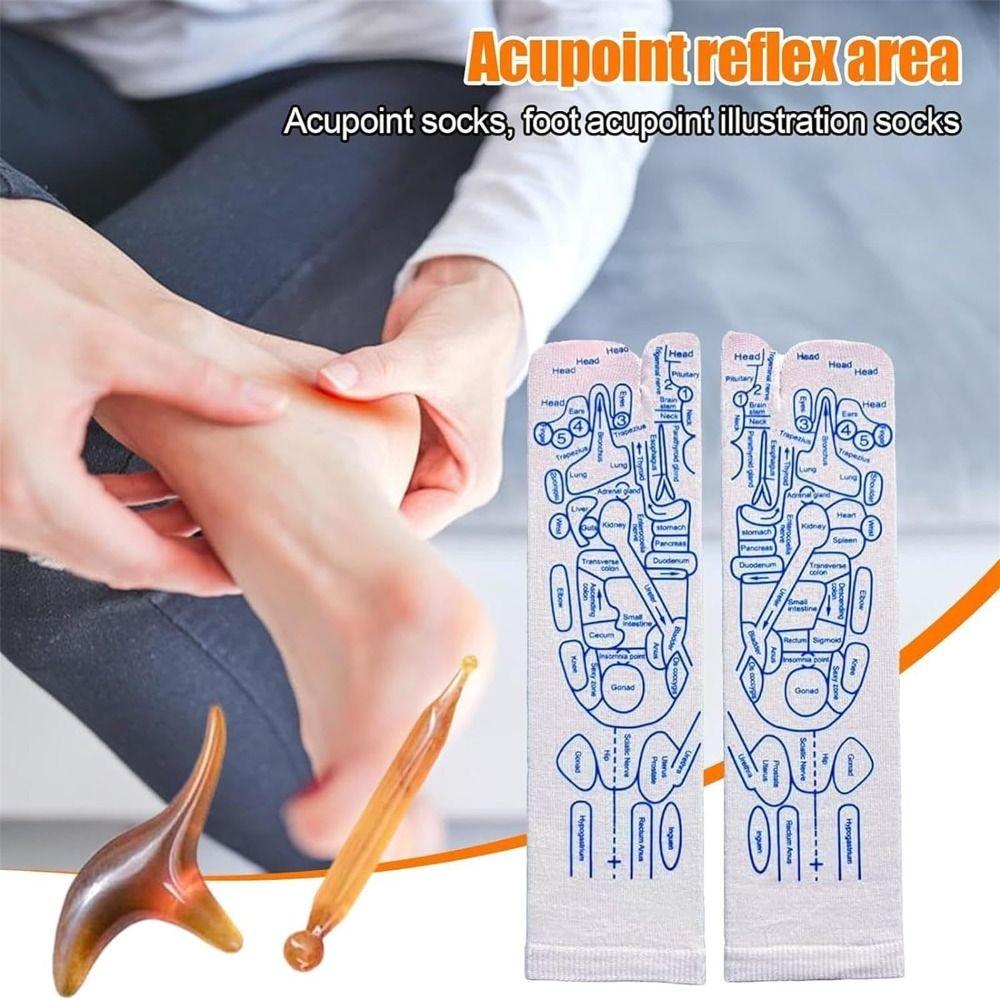 Professional Massage Socks With Massager Hand Spa Reflexology Socks Women And Men