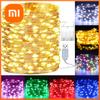 5M 10M Waterdichte USB Batterij LED Verlichting Snaar Koperdraad Fairy Garland Licht Lamp Kerstmis Bruiloft Feest Vakantie Verlichting