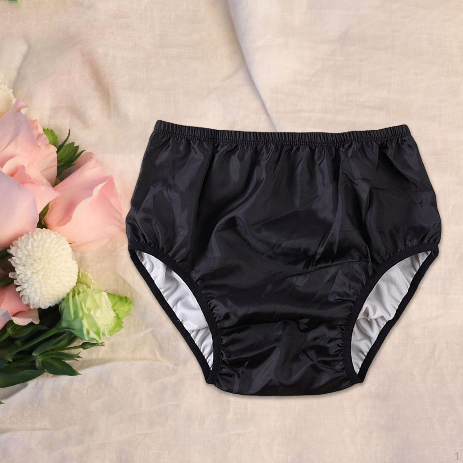 

Взрослый тканевый подгузник против боковых протеканий, при недержании, многоразовые трусы, дышащие для женщины-инвалида 2XL_Black