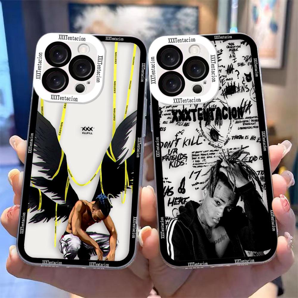 Rapper 17 X-XXXTentacion Clear Phone Case For Samsung Galaxy S26 S25 S24 S23 S22 S21 S20 FE S10 PLUS S30 S11 ULTRA EDGE Case