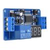 12V 12V Time Control Switch with LED Display High-level Trigger Timer Switch Module Optocoupler Isolation Adjustable Delay