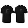 Puma Florida Summer Casual Sports Pocket Zipper Short Sleeve T-Shirt Unisex Tops Black 534002-01
