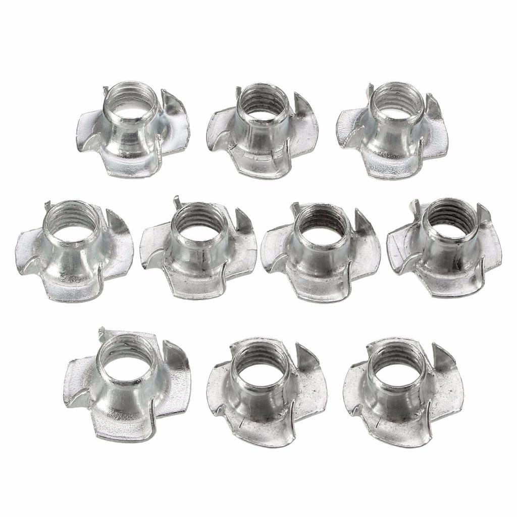 10/20/50 Units M3 M4 M5 M6 M8 M12 Zinc Plated Four Prong Claws Nut