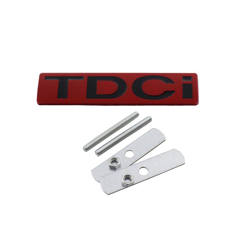 

3D Premium TDCI for car Hood Fender trunk Rear Bonnet Nameplate Decal Emblem Badge Sticker g-metal-rose-black