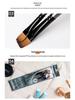 Acrylic & Watercolor Brush Set: Nylon Liners, Fan, & Outlining Brushes