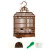 Villa Bird Cage Nest Pet Supplies Hanging Large Parrot Cage Portable Pet Cage for Canary Macaw Parakeets African Grey Finches