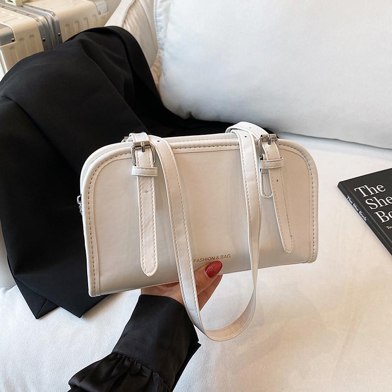 Pu-Kissen-Tasche für Damen mit Reißverschluss und innerem Handyfach für den lässigen täglichen Gebrauch
