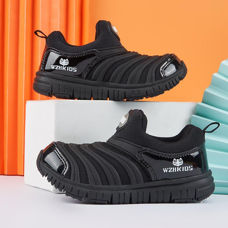 Caterpillar Klassenkamerad 2025 Neue Frühling und Herbst Einzelschuhe Stoffoberfläche Freizeitschuhe Sportschuhe Jungen und Mädchen weiche Sohle bequem ein Pedal