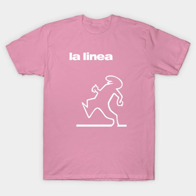 T Shirt damski La Linea Harajuku Print Kawaii Tshirt Letnia koszulka damska z krótkim rękawem Top Tee